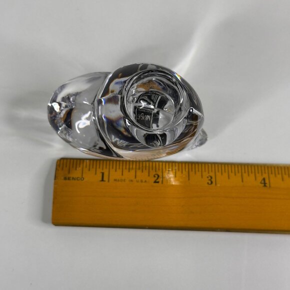 Mikasa Lead Crystal Heart Candle Holder 3" Clear Glass Decorative - Picture 6 of 6